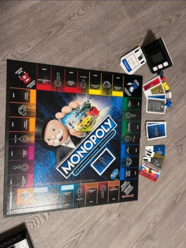 Monopoly Super Electronic Banking, Trois ou quatre joueurs, Enlèvement, Comme neuf, Jeu de voyage