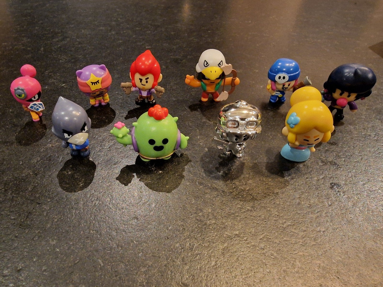 Brawl Stars - 10x kleine figuren - met Silver Shelly = uniek, Enlèvement, Comme neuf