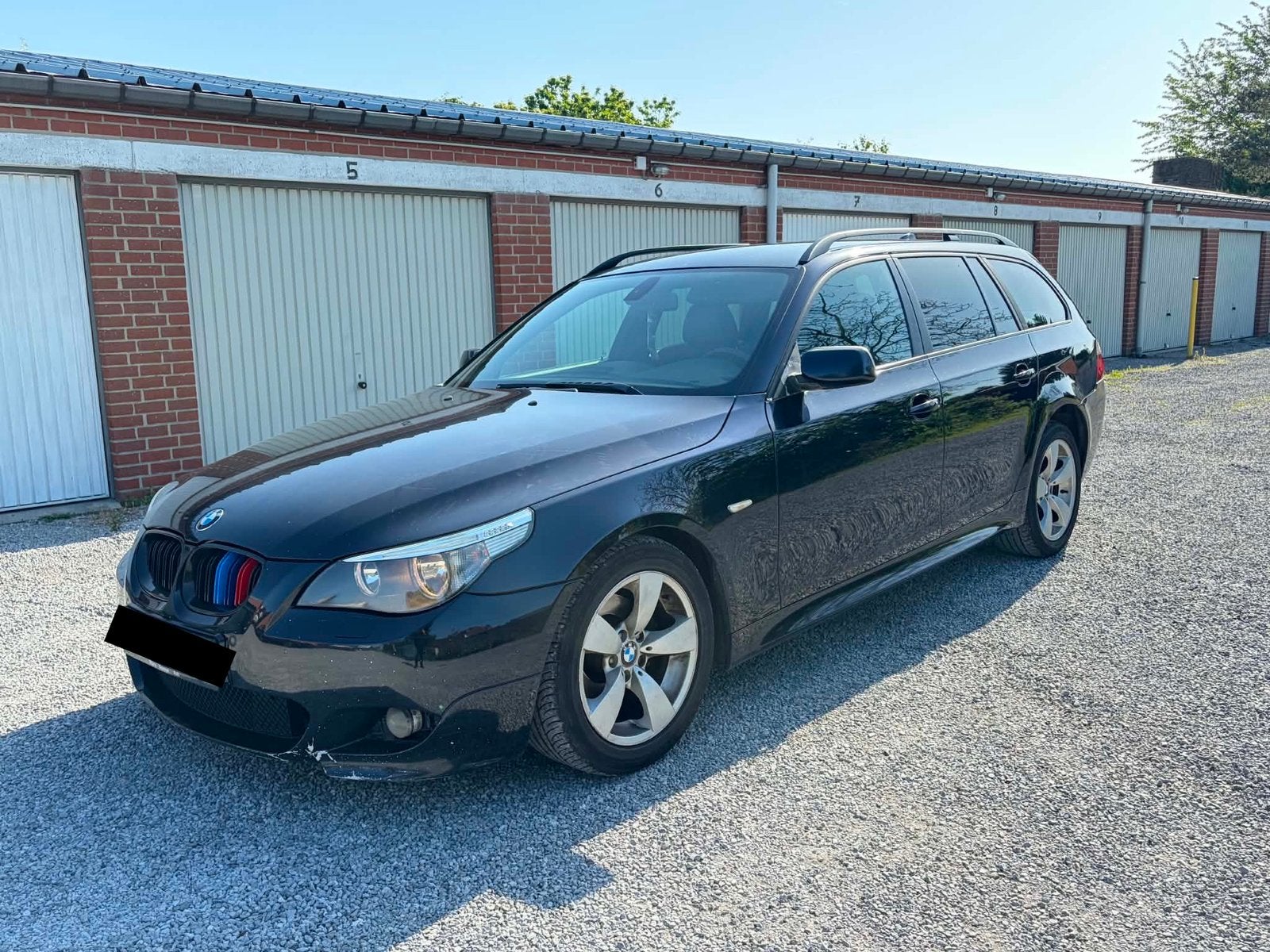 BMW Serie 5 520 D Pack M, Autos, Cuir, Noir, 5 portes, Automatique