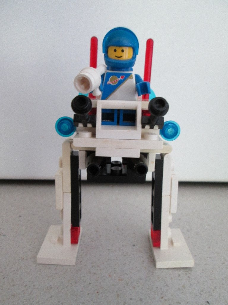 Vintage Lego van 1988 nr. 6828 Twin-Winged Spoiler, Gebruikt, Lego, Compleet, Ophalen of Verzenden