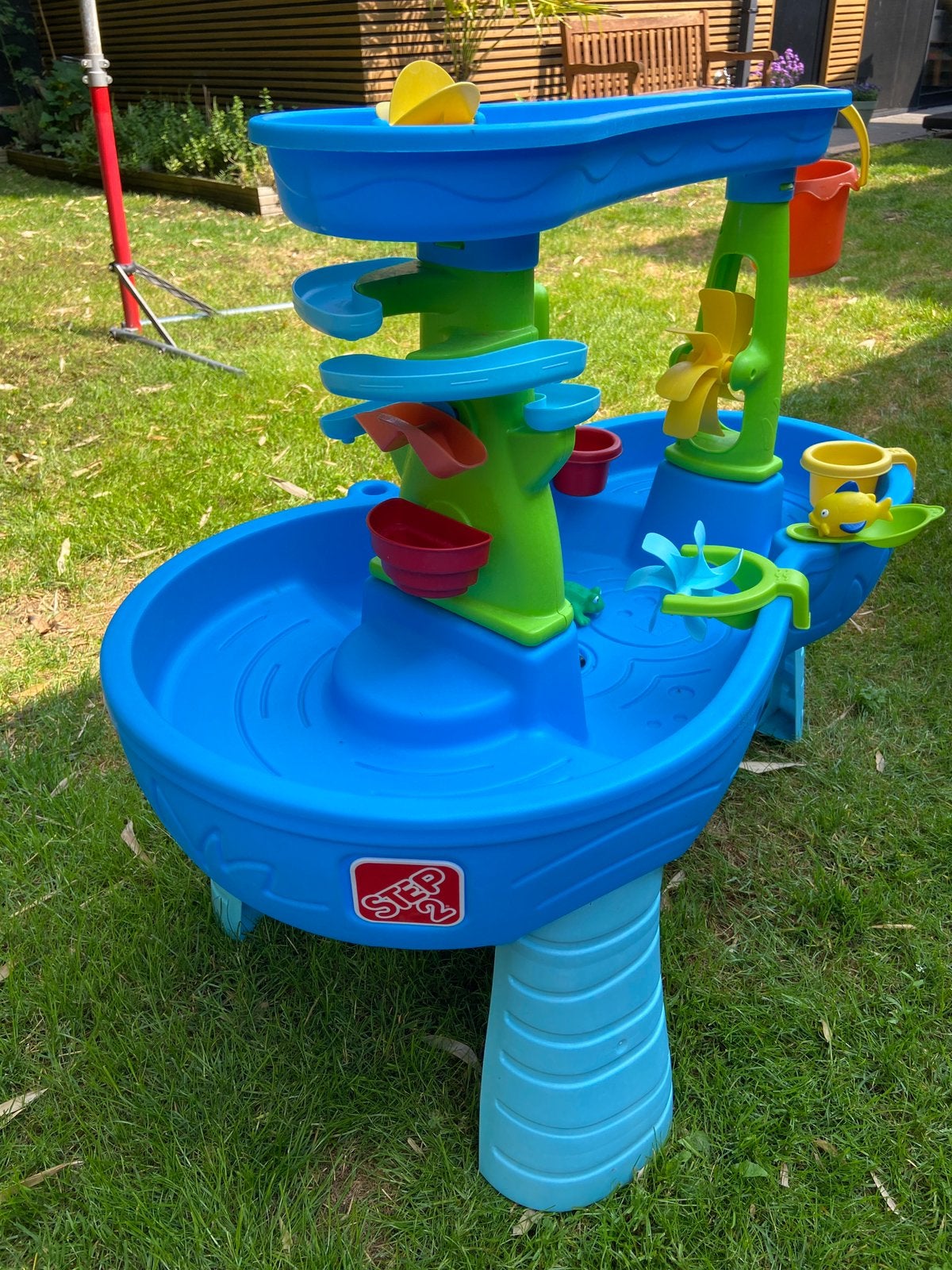 Watertafel step 2 dubble showers splash, Enlèvement, Comme neuf