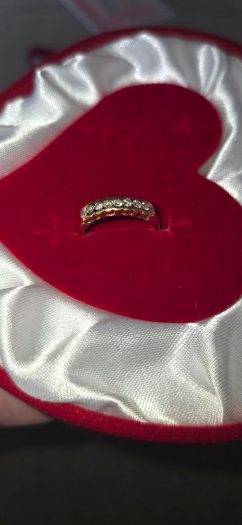 Gouden ring 18k, Handtassen en Accessoires, Ringen, Ophalen