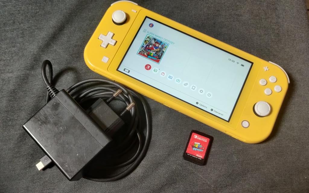 Nintendo Switch Lite + Mario Odyssey, Enlèvement