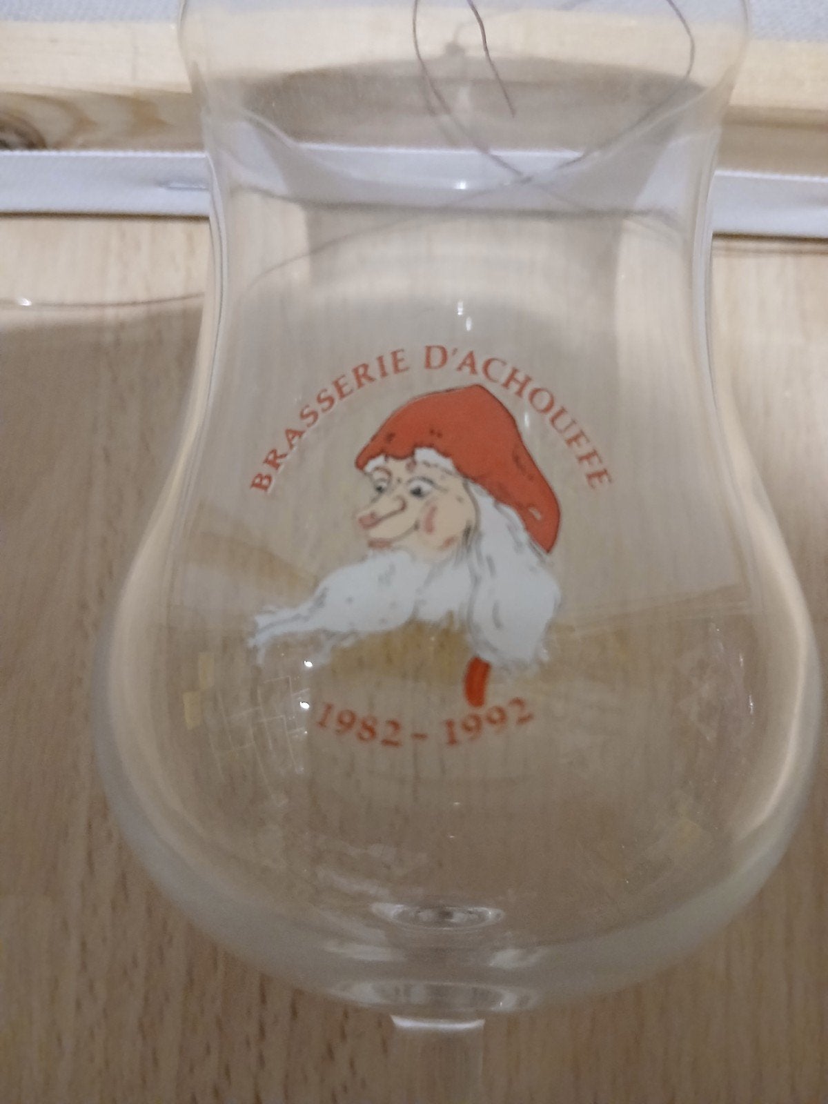 la chouffe 1982 1992 glas, Verzamelen, Ophalen