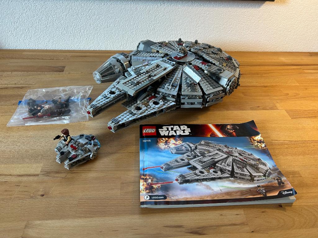 Lego Star Wars 75105 - Millennium Falcon, Compleet, Star Wars, Lego, Ophalen of Verzenden