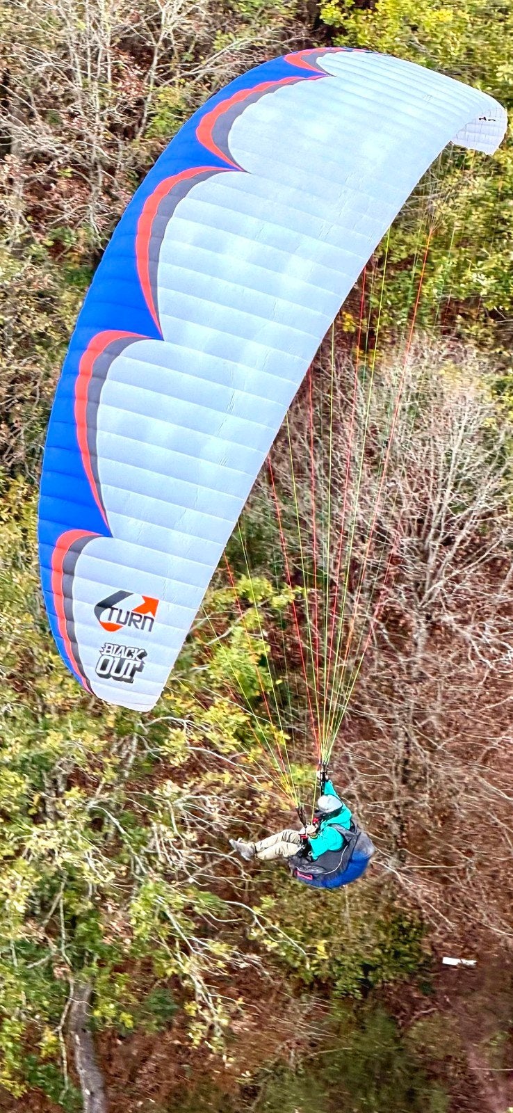 Parapente U-Turn BlackOut 21, Sport en Fitness, Ophalen, Gebruikt, Complete paraglider