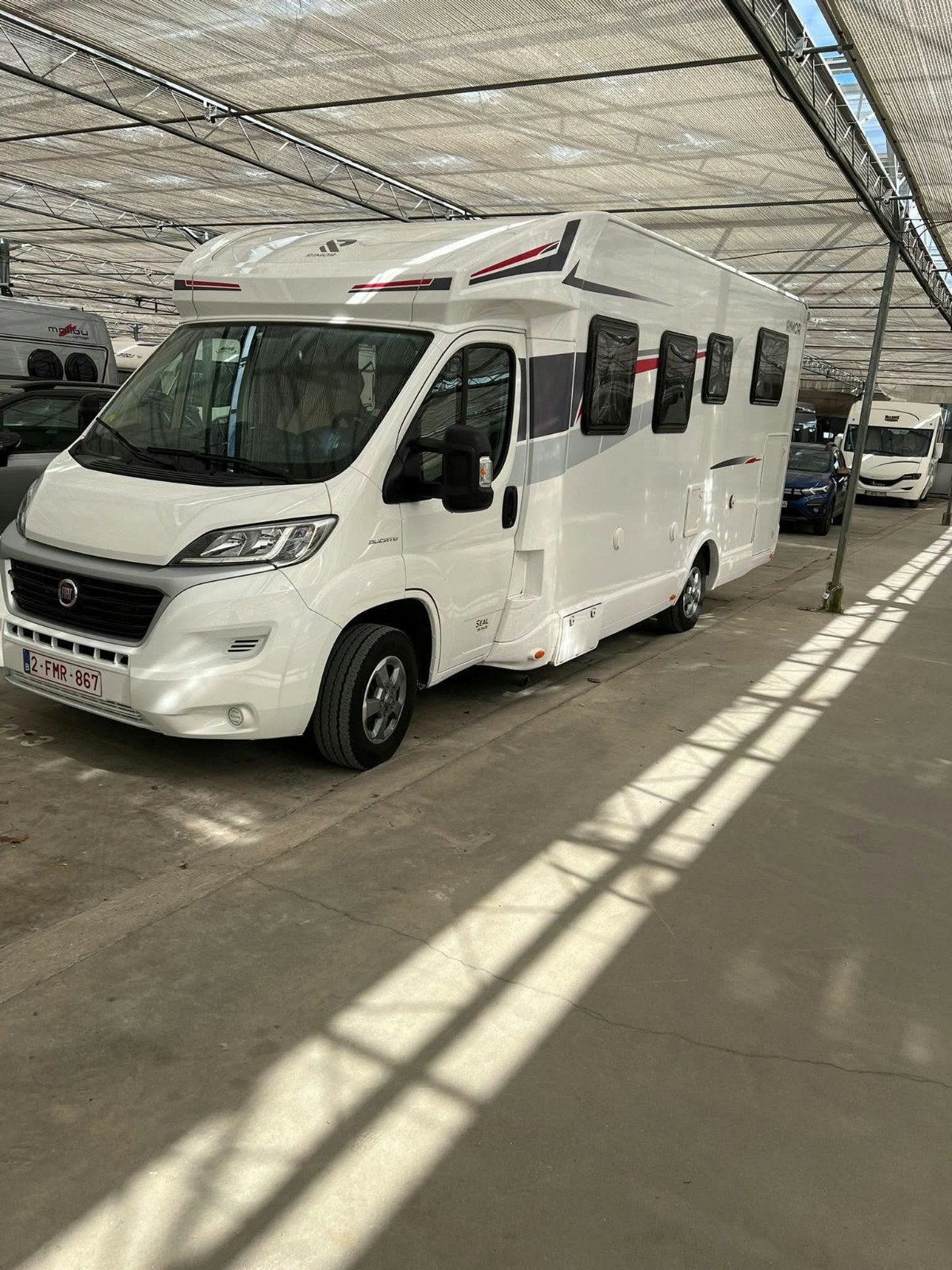 Mobilhome Fiat Ducato Rimor 2.3, Caravans en Kamperen, Ringverwarming, Fiat, Douche, Particulier