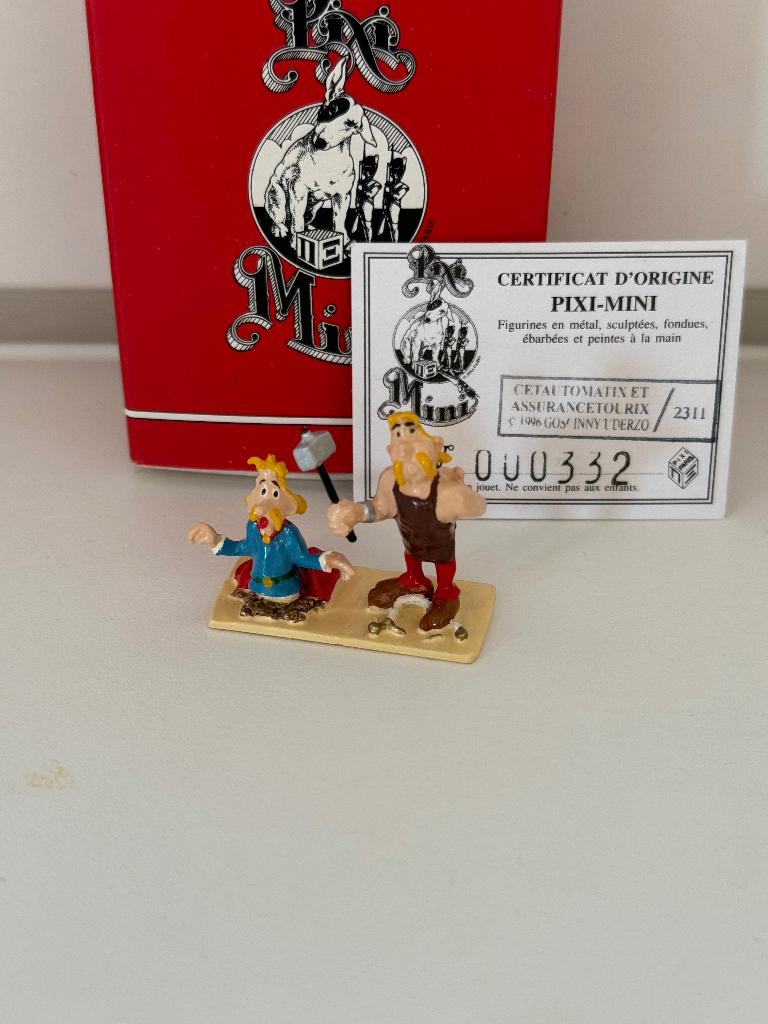 Cétautomatix & Assurancetourix - pixi - Asterix mini village, Enlèvement ou Envoi, Tintin