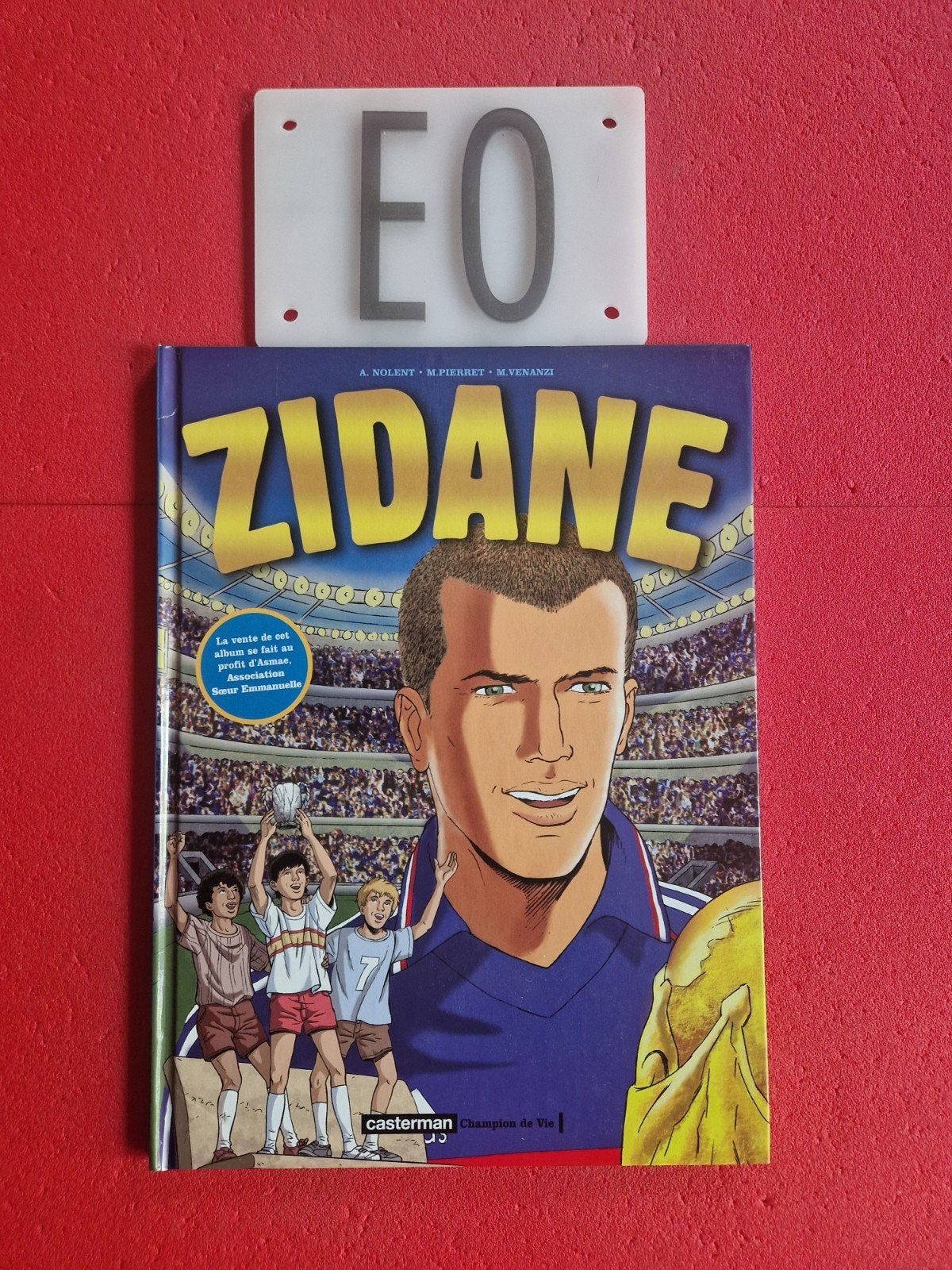 bd Zidane, EO, avec dédicace venanzi, Ophalen of Verzenden