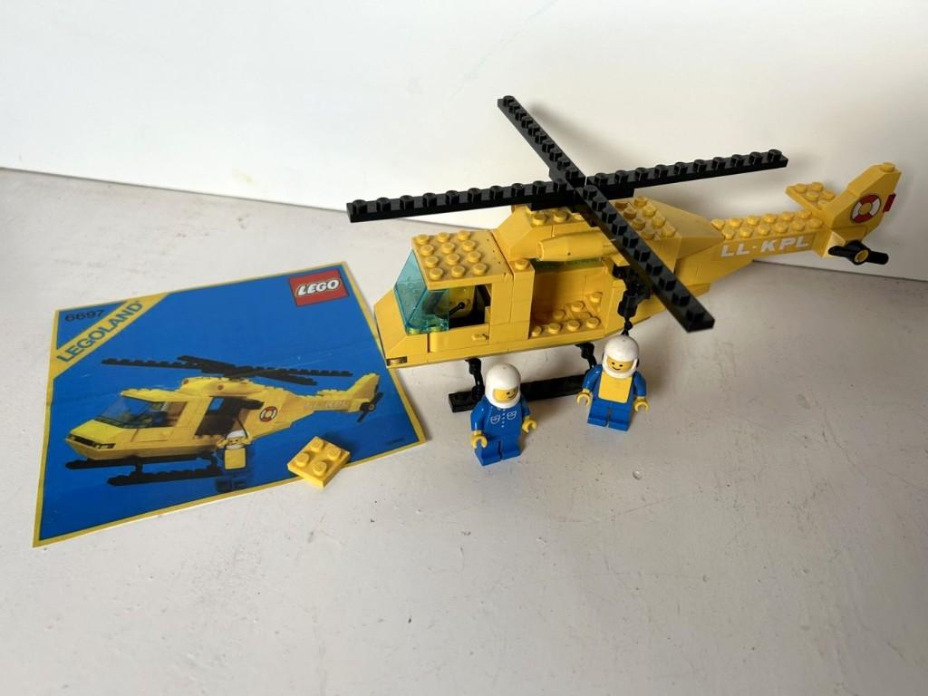 Lego Legoland - Rescue-I Helicopter - 6697, Kinderen en Baby's, Speelgoed | Duplo en Lego, Gebruikt, Lego, Complete set, Compleet
