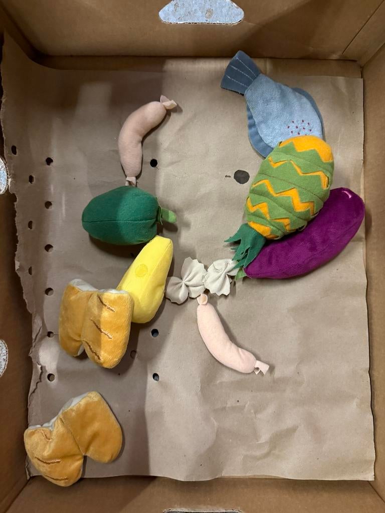 Stoffen groenten en fruit, Ophalen of Verzenden, Gebruikt, Overige materialen, Speelkeuken-accessoire