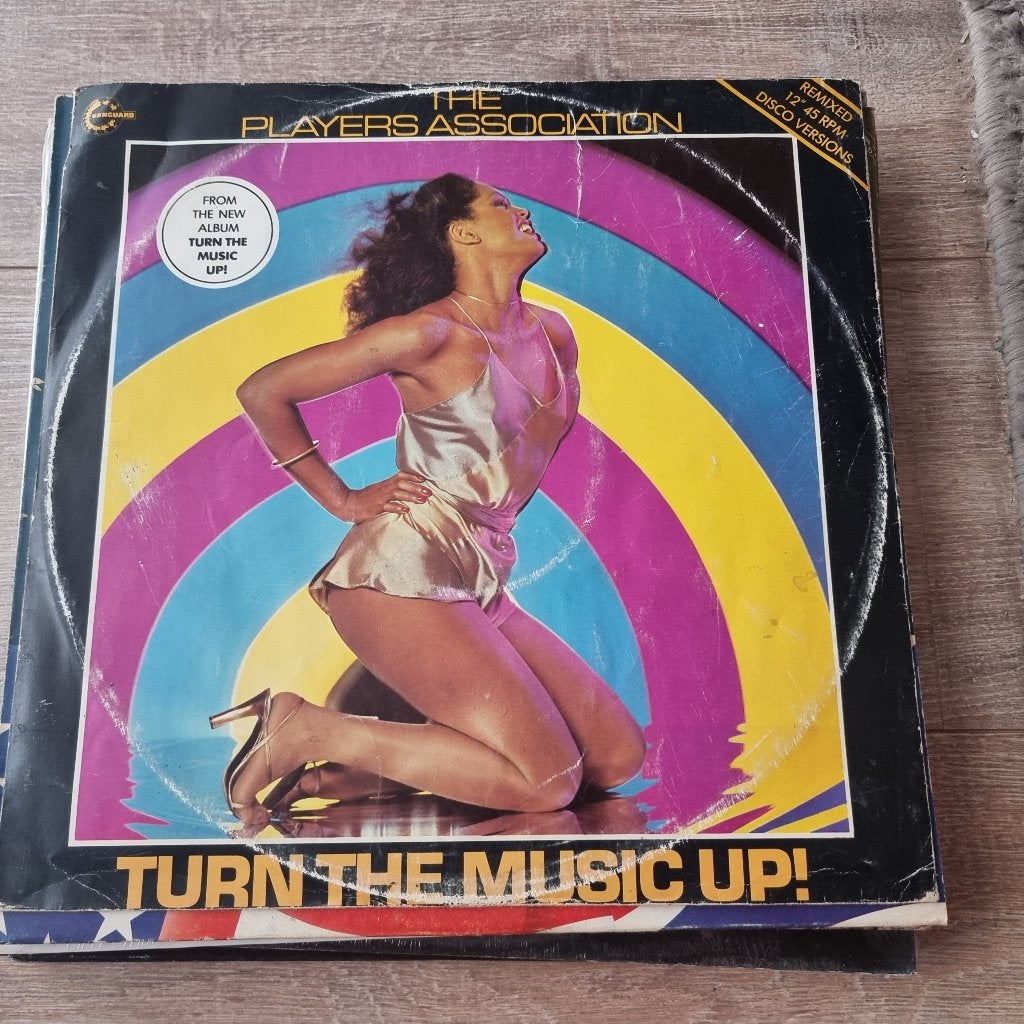 12" The Players Association – Turn The Music Up!, Cd's en Dvd's, Ophalen of Verzenden, Gebruikt, 12 inch, R&B en Soul