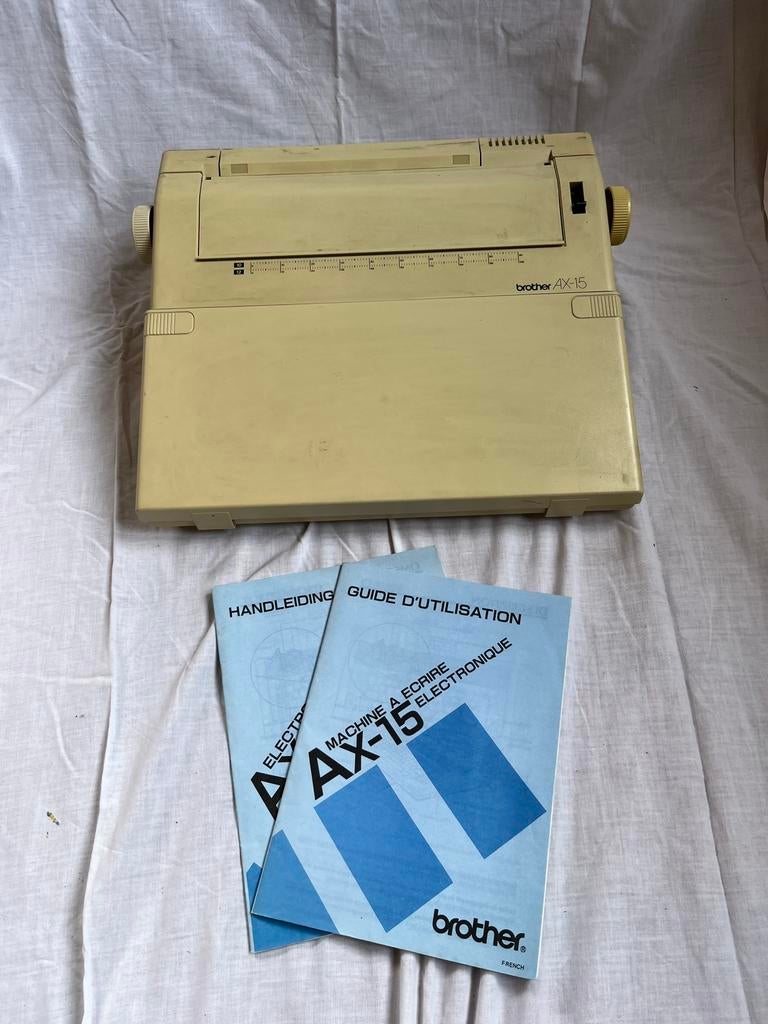 Brother AX-15 typemachine, Ophalen