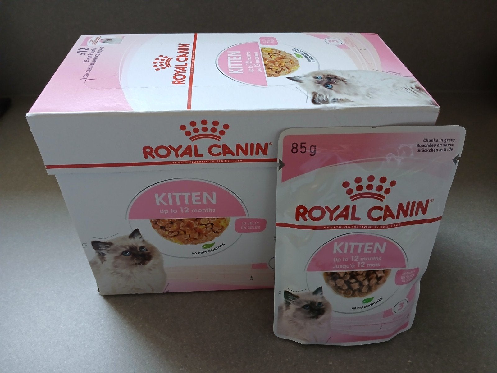 Royal Canin Kitten in gelei Nieuw doos ongeopend, Enlèvement, Chat