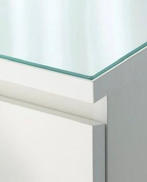 VERRE DE PROTECTION POUR MEUBLE MALM 6 TIROIRS HORIZONTAL, Enlèvement, Comme neuf, Verre