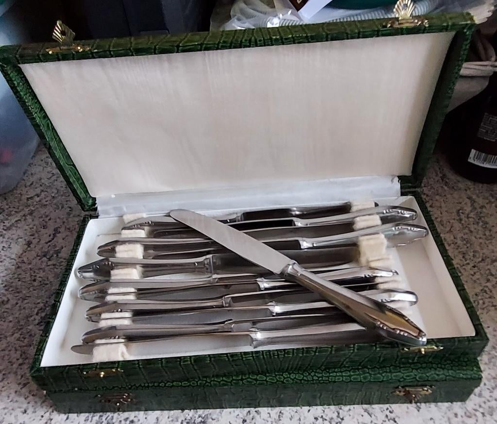 Lot 12 couteaux cuisine, Enlèvement ou Envoi