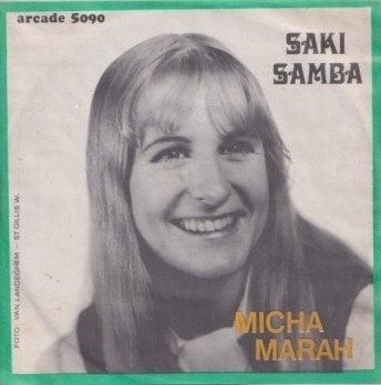 Micha Marah – Saki Samba / Jij vindt geen zon - Single, Ophalen of Verzenden, Gebruikt, 7 inch, Nederlandstalig
