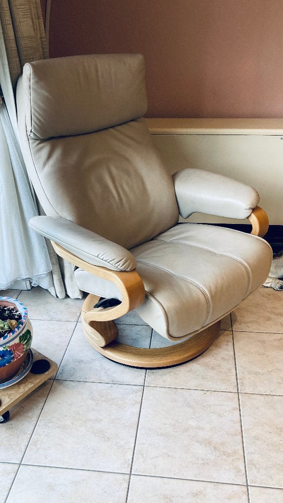 CHAISE PIVOTANTE AVEC DOSSIER RÉGLABLE - VASTIAU GODEAU, Maison & Meubles, Canapés | Salons, 75 à 100 cm, Moins de 150 cm, Banc droit