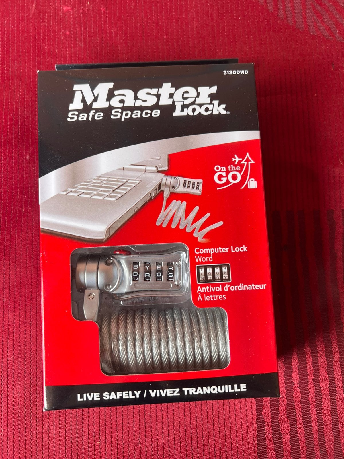 Master safe space lock, Informatique & Logiciels, Housses d'ordinateur portable, Enlèvement ou Envoi