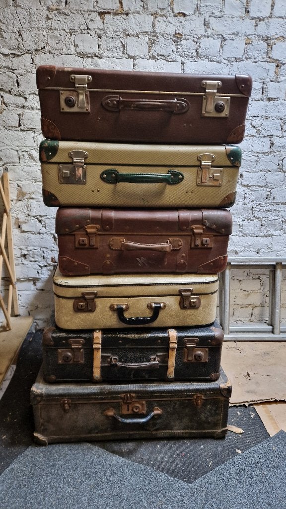 6 Vintage koffers, 20euro 't stuk of 75euro voor allemaal, Ophalen of Verzenden, Gebruikt