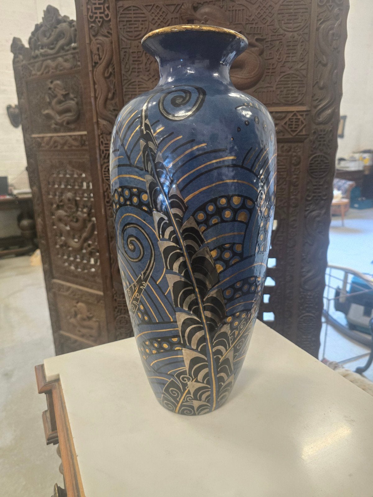 vase art déco (poterie), Antiquités & Art, Enlèvement