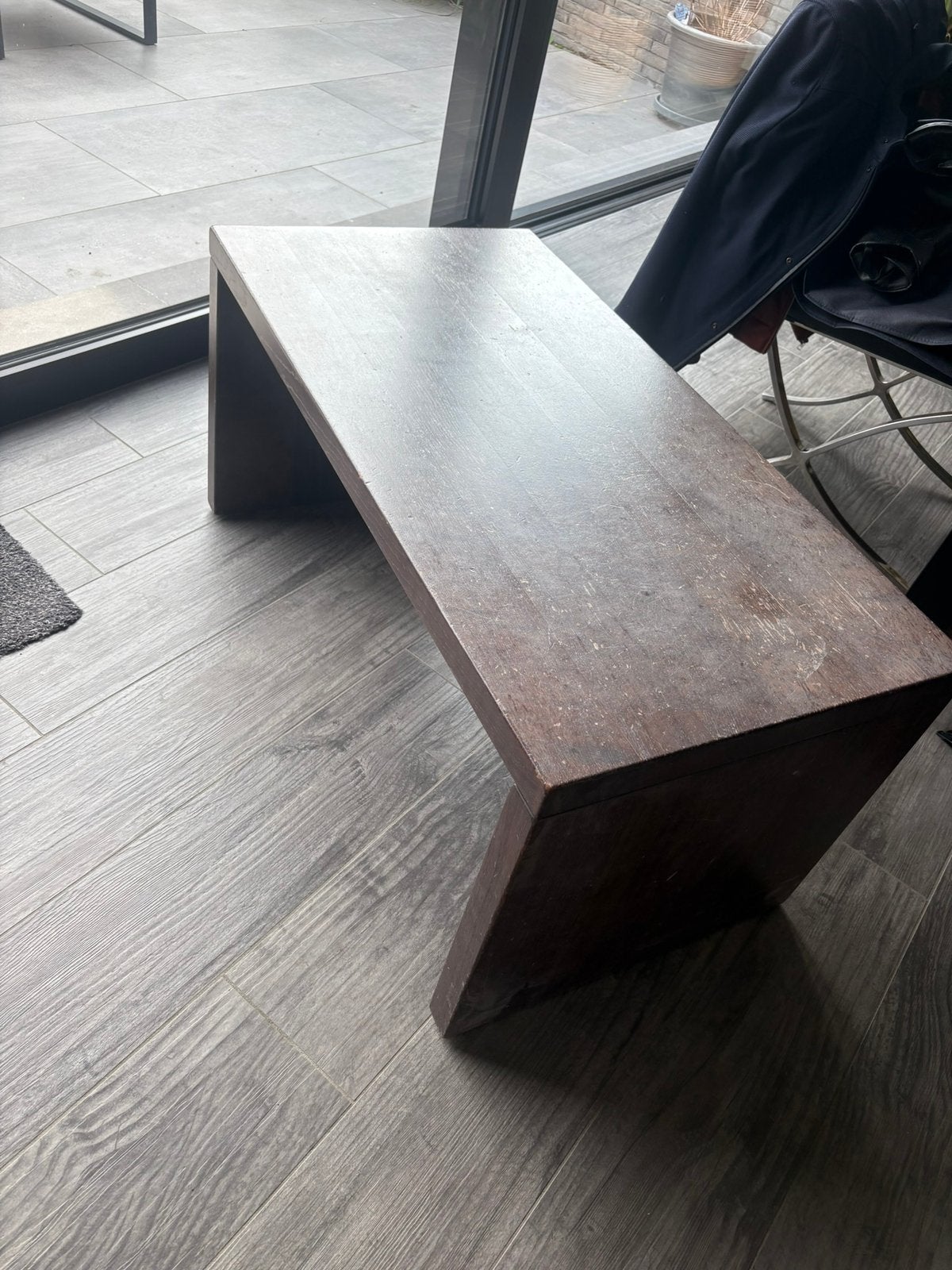 Salontafel donker hout, Enlèvement, Comme neuf