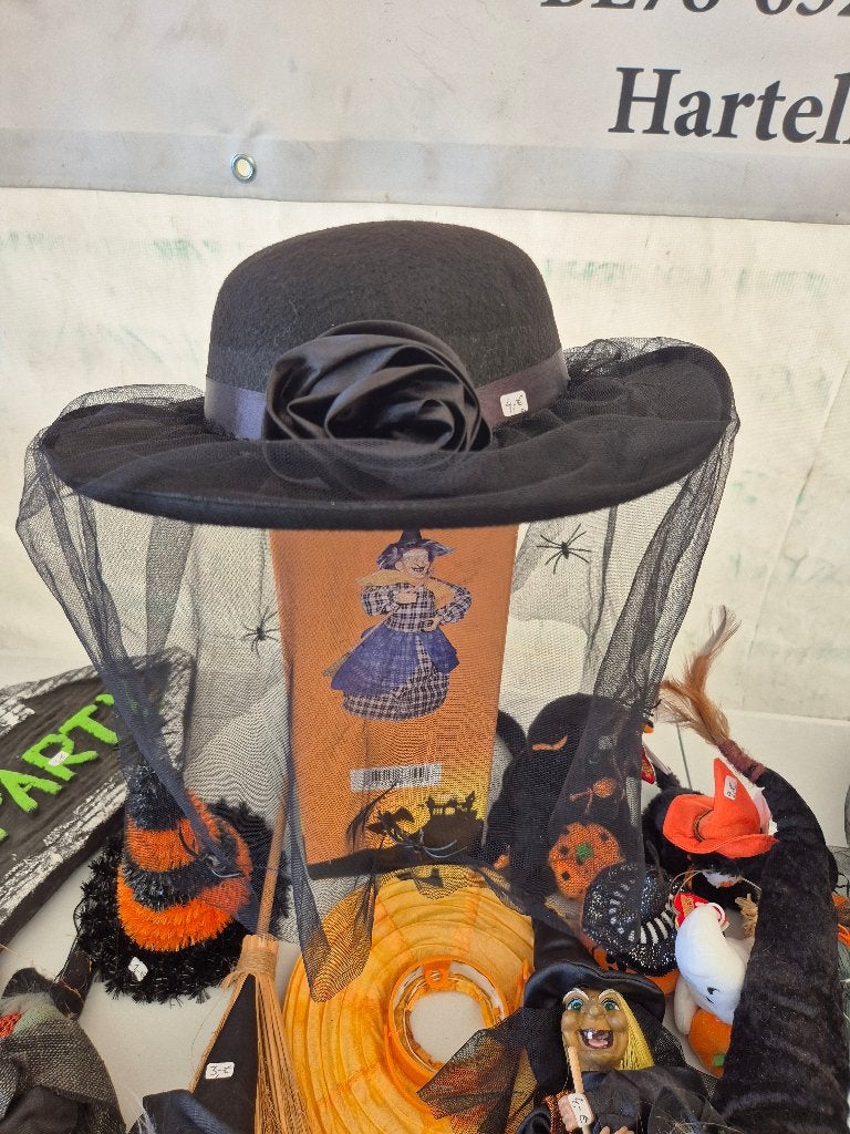 Chapeaux d'Halloween Geel Brussels Putte, Enlèvement ou Envoi, Comme neuf, Chapeau ou Perruque