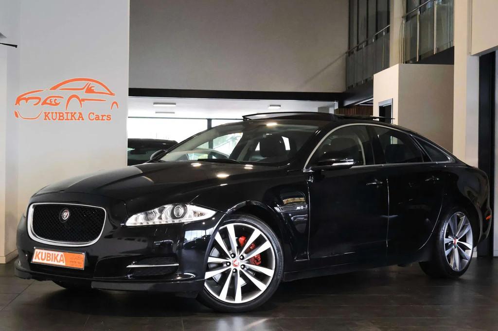 Jaguar XJ 3.0 V6 Diesel Pano DodeH Elek.V Keyless Garantie*, Auto's, Automaat, 275 pk, Gebruikt, Zwart