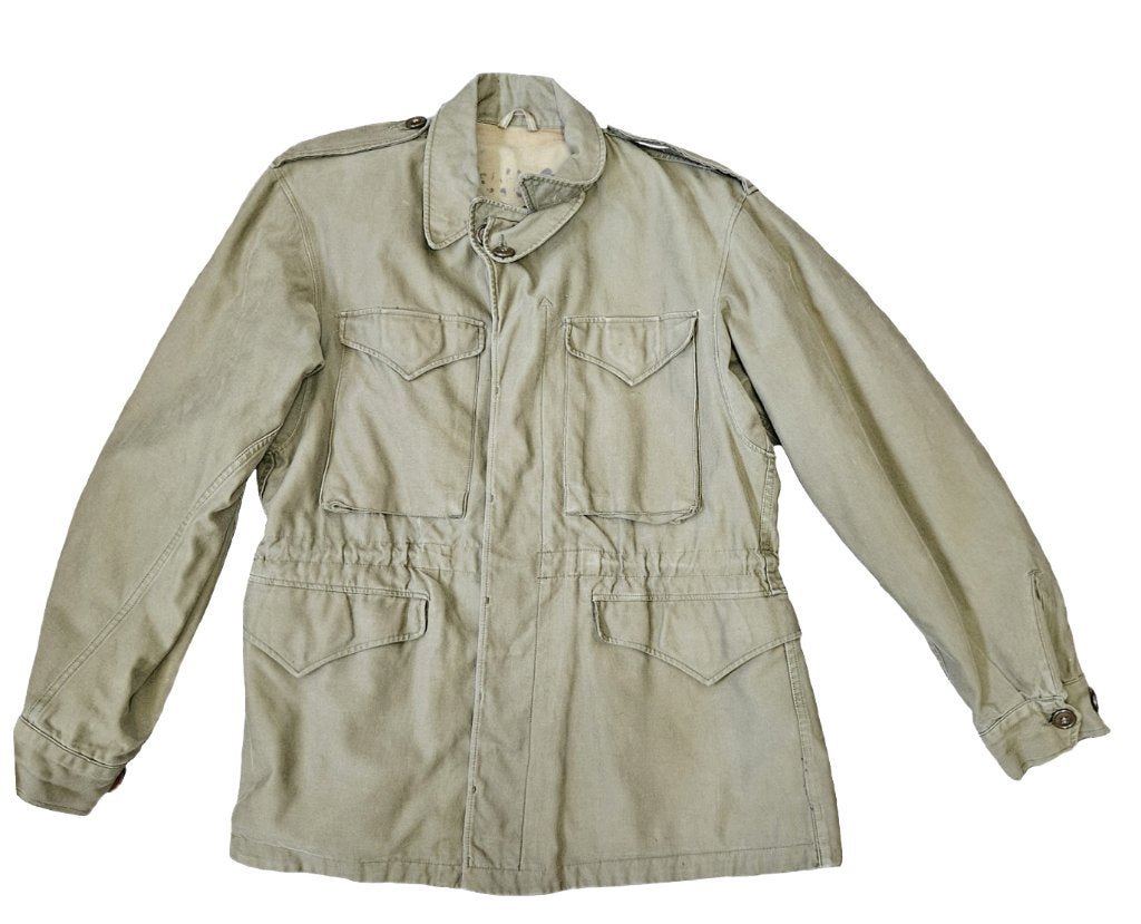Veste M-1943 US army pvt. 542e AAA AW Ardennes 1st Army, Collections, Envoi, Armée de terre, Vêtements ou Chaussures