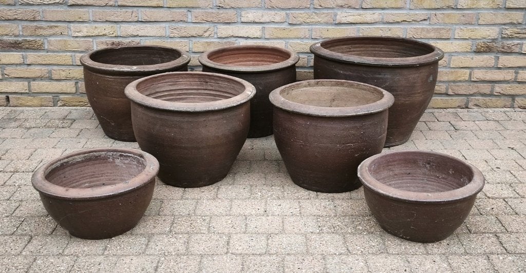 aardewerk potten voor tuin of terras, Ophalen, Zo goed als nieuw, Minder dan 40 cm, Binnen