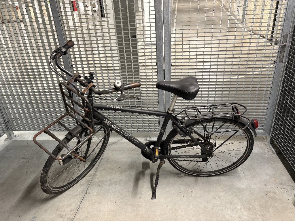 Oxford stadsfiets met grote voor- en achterdrager, Fietsen en Brommers, Gebruikt, Versnellingen, Schijfrem, Ophalen