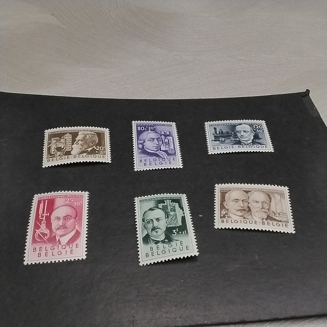 BELGIE 973/978 Scharnier met cote 24,50 €, Ophalen of Verzenden