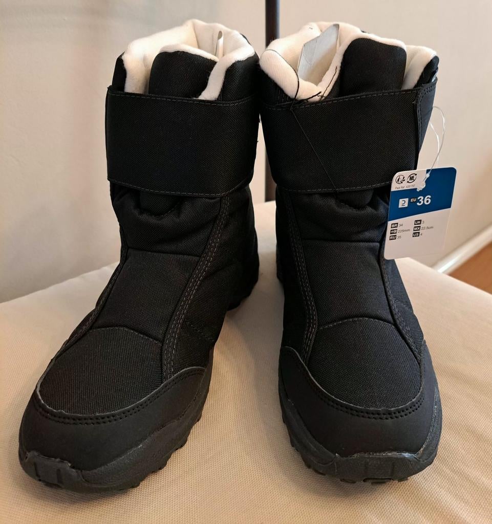 Bottes de neige chaudes noires Décathlon taille 36. NEUVES., Neuf, Bottes de neige