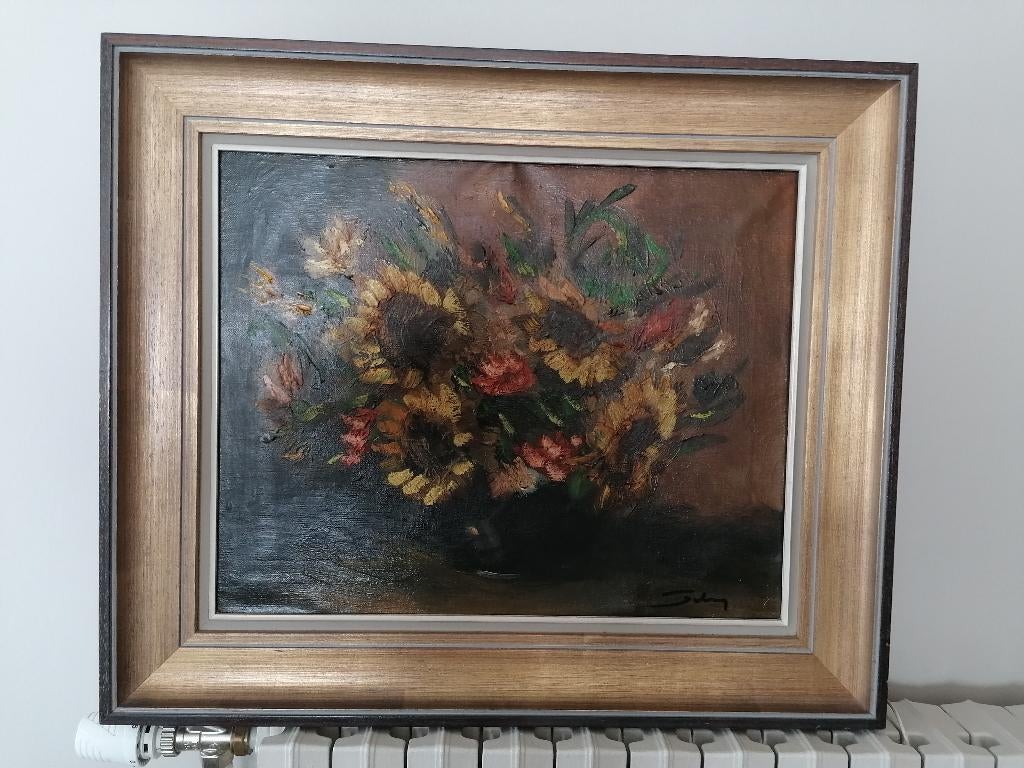 Schilderij : stilleven, Antiek en Kunst, Ophalen