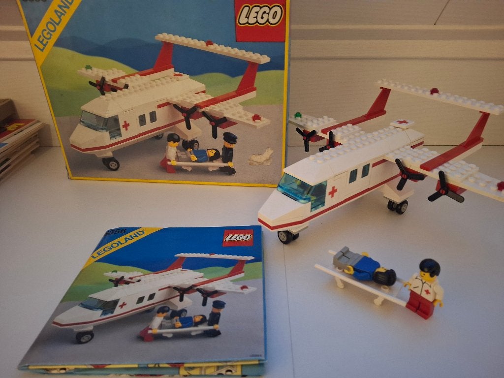 Lego 6356 Med-Star Rescue Plane 1988, Kinderen en Baby's, Speelgoed | Duplo en Lego, Ophalen of Verzenden, Compleet, Lego, LEGOLAND