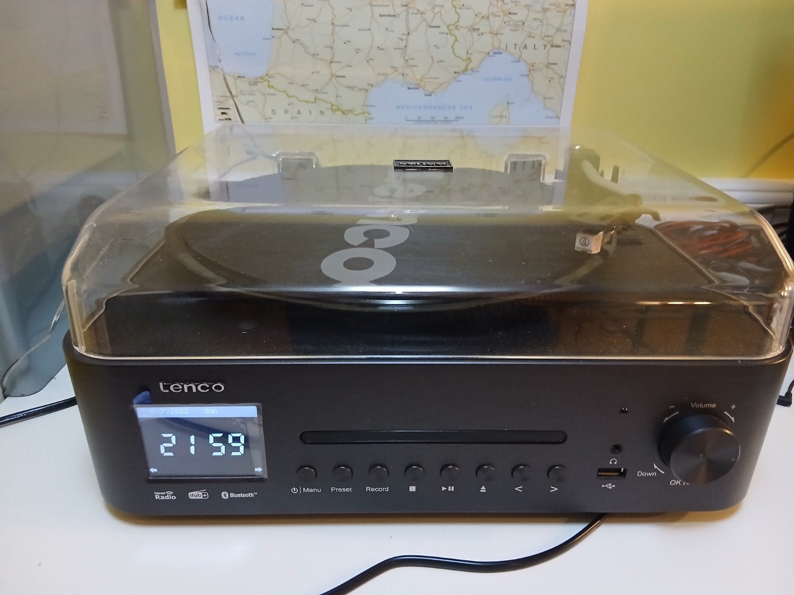 Lenco combi dab tuner, cd, platenspeler, Audio, Tv en Foto, Versterkers en Ontvangers, Ophalen of Verzenden