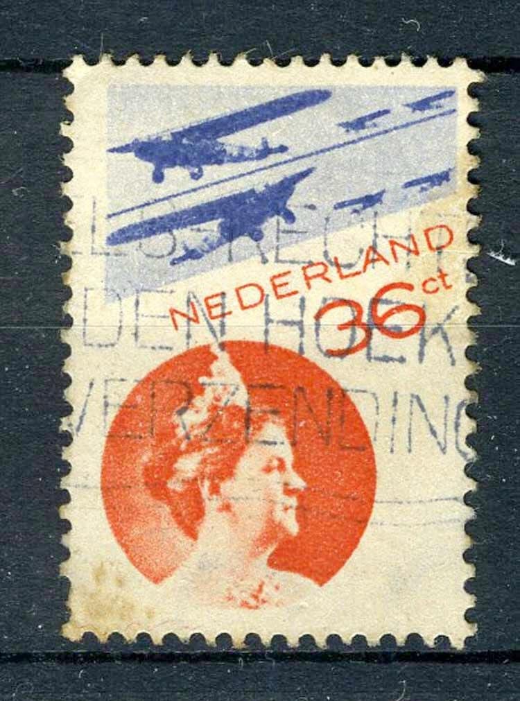 PAYS-BAS LP9 estampillé 1931 - Airmail, Envoi, Jusqu'à 1940, Affranchi