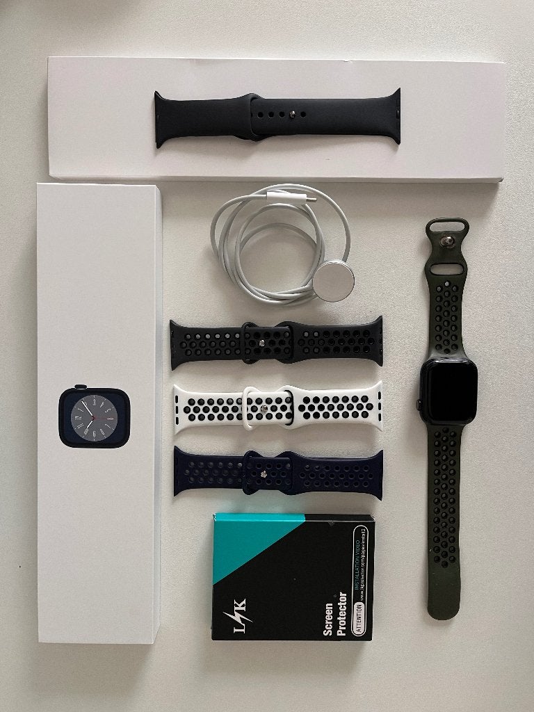 Apple Watch Series 8 45 mm GPS + Cellular, Étanche, Avancer d'un pas, Apple Watch, IOS