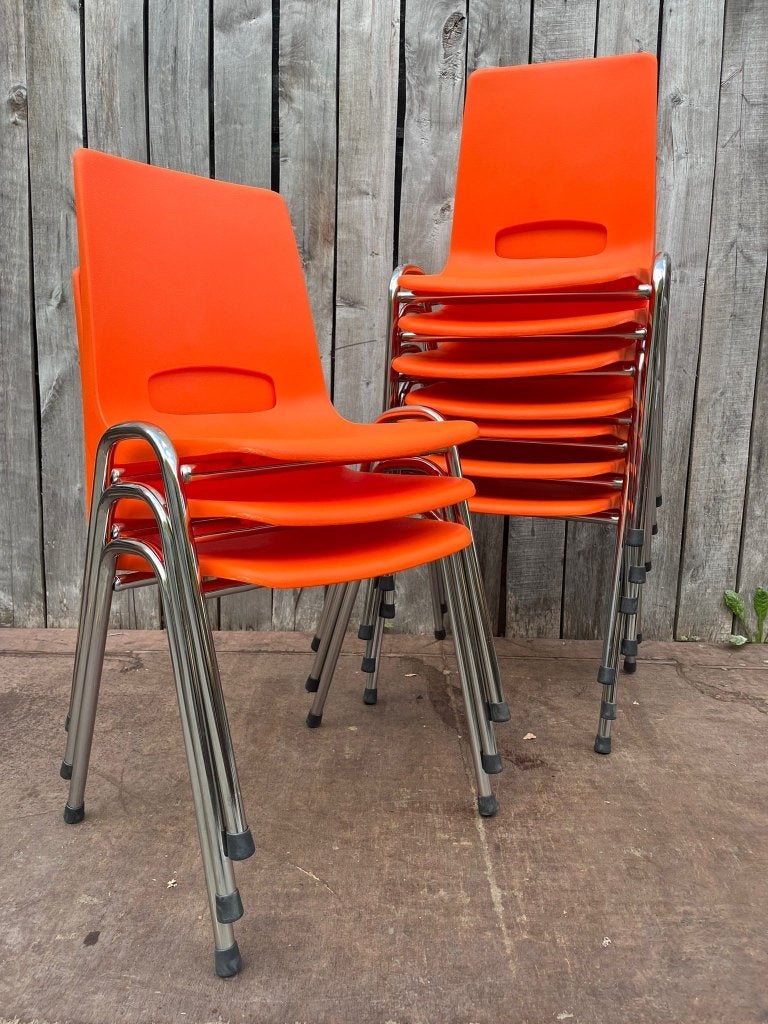 KNALoranje nieuwe Polly kuipstoelen (op bestelling), KNALoranje nieuwe Polly kuipstoelen, Overige kleuren, Verzenden, Nieuw