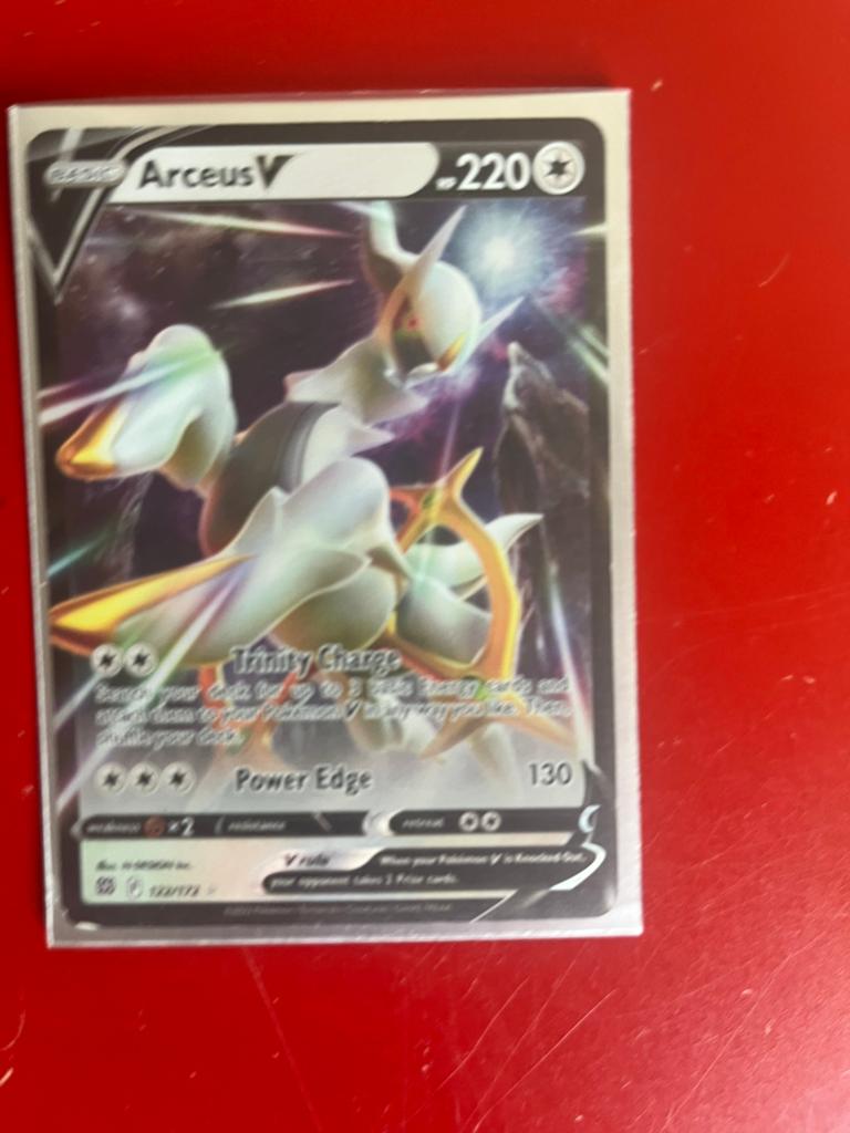 Arceus V, Ophalen of Verzenden, Zo goed als nieuw, Losse kaart, Foil