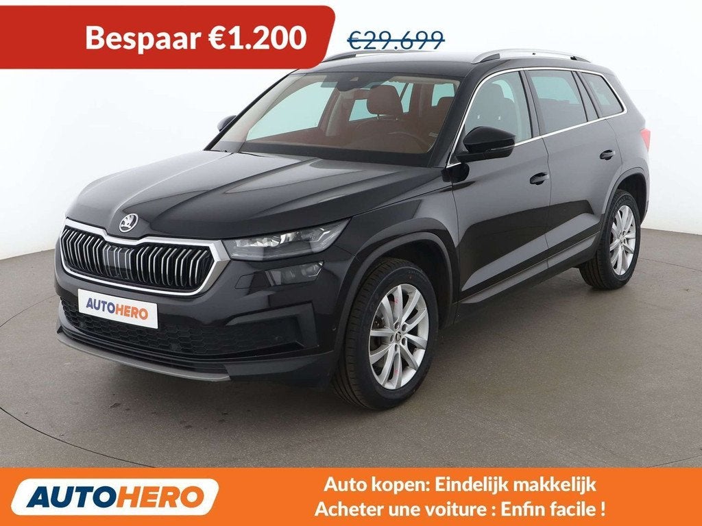 Skoda Kodiaq 1.5 TSI ACT Style (automatique), Autos, Achat, 161 g/km, 7 places, Noir