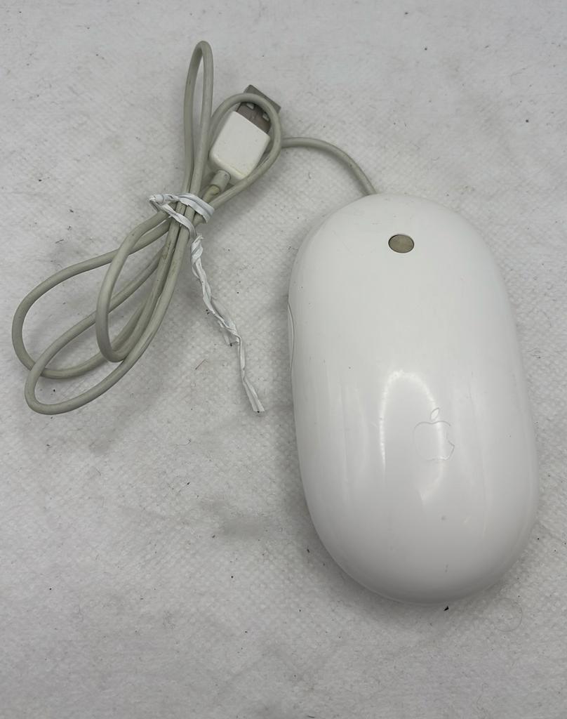 Apple Mighty Mouse Wired USB Optical Mouse Model A1152, Informatique & Logiciels, Enlèvement ou Envoi, Utilisé
