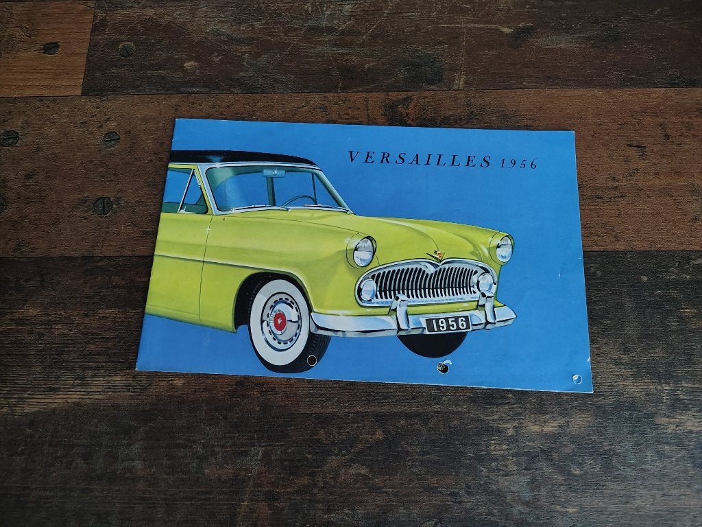 Folder: Simca Versailles (1956), Envoi