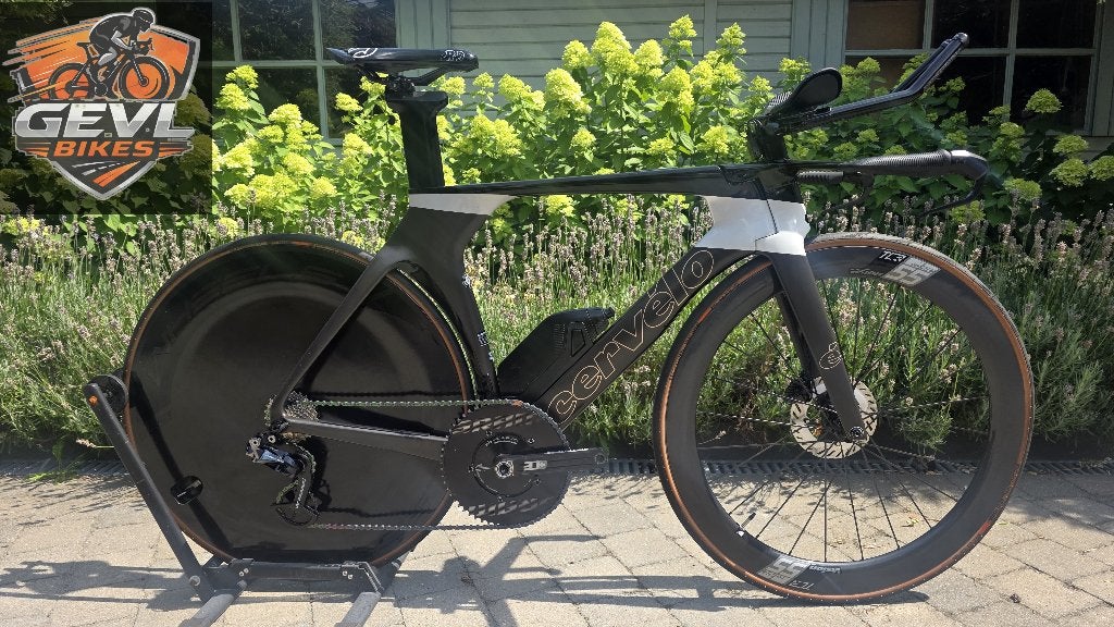 Cervélo P5 TT Dura Ace DI2 + Carbon Wheels, 53 tot 57 cm, Ophalen, Zo goed als nieuw, Carbon