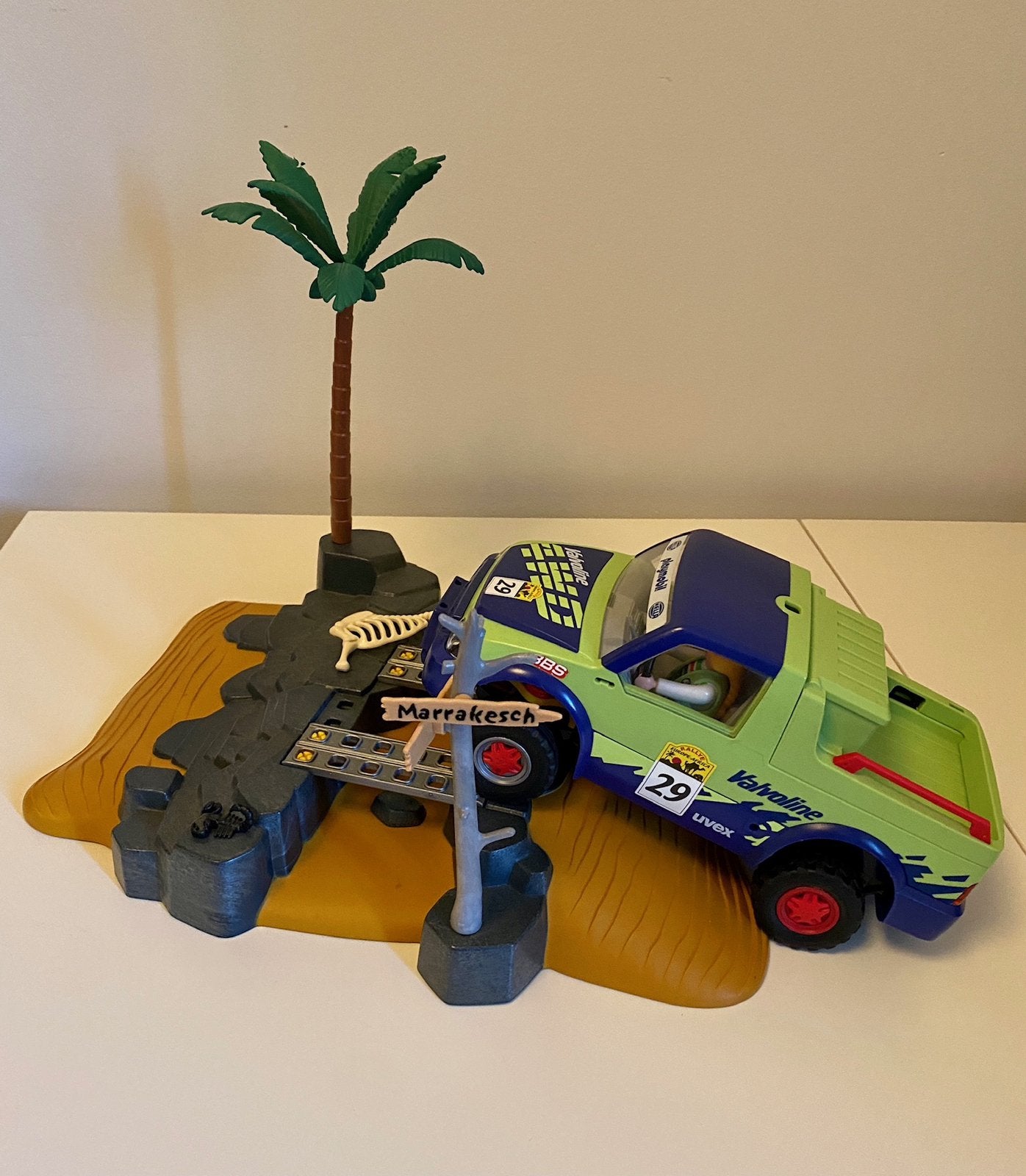 Playmobil 4421 Rally terreinwagen met woestijn – Dakar, Enlèvement ou Envoi, Utilisé