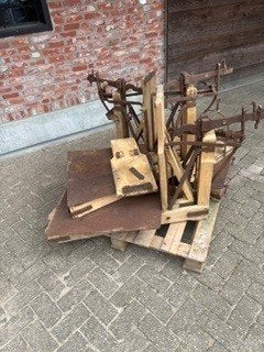 3 oude weegschalen, Enlèvement, Utilisé, Autres types, Analogique