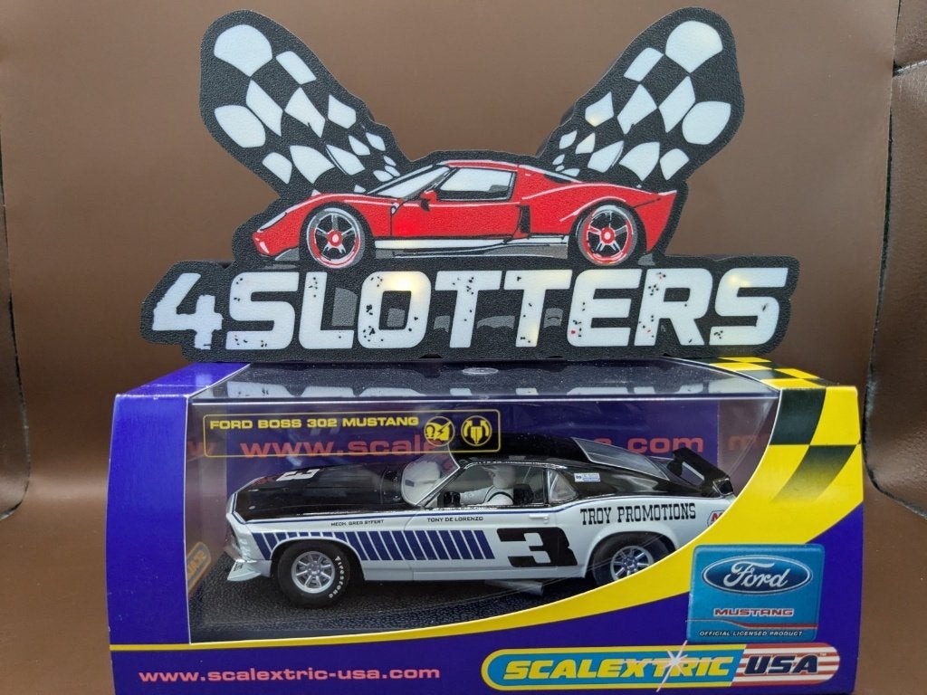Scalextric Ford Mustang Boss 302 #3 Troy Promotions, Hobby & Loisirs créatifs, Enlèvement ou Envoi, Utilisé, Voiture, Autres marques