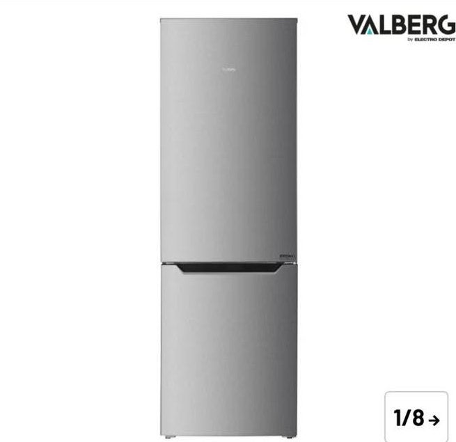 Valberg koelkast met diepvries – 315L, Elektronische apparatuur, Ophalen, Zo goed als nieuw