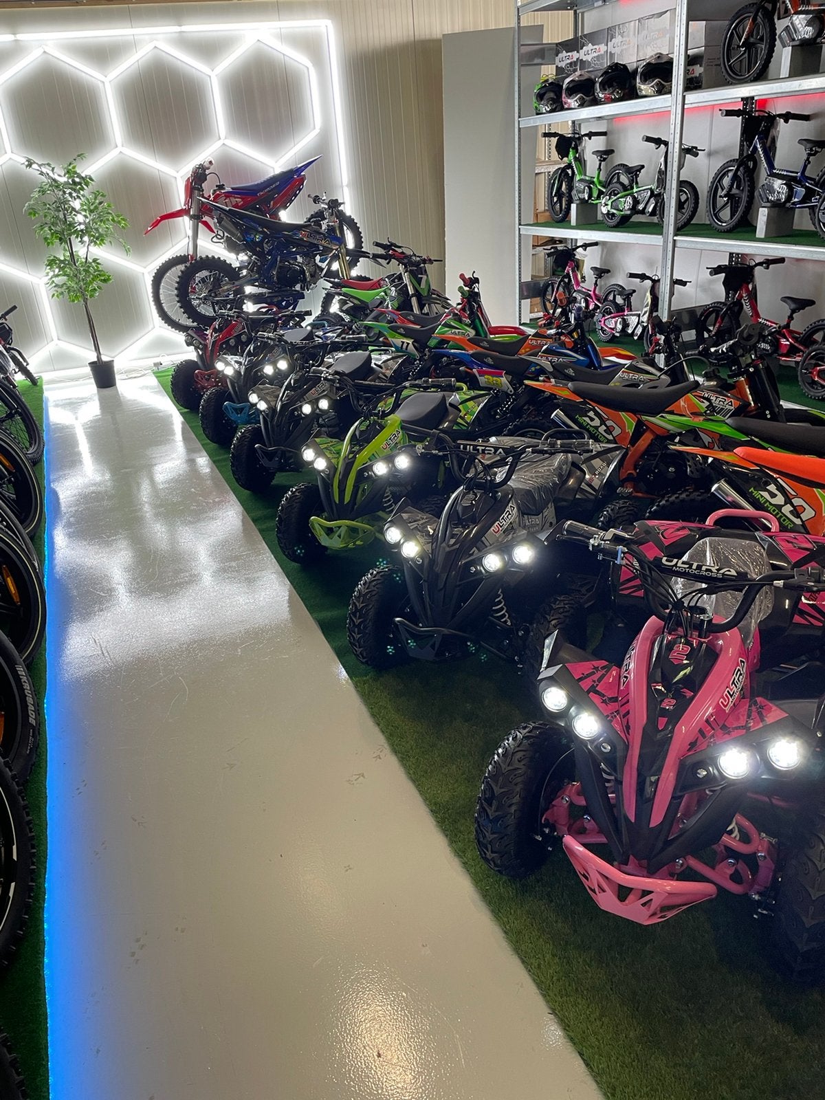 Nieuwe elektrische en benzine kinder quad,crosser,loopfiets, Nieuw
