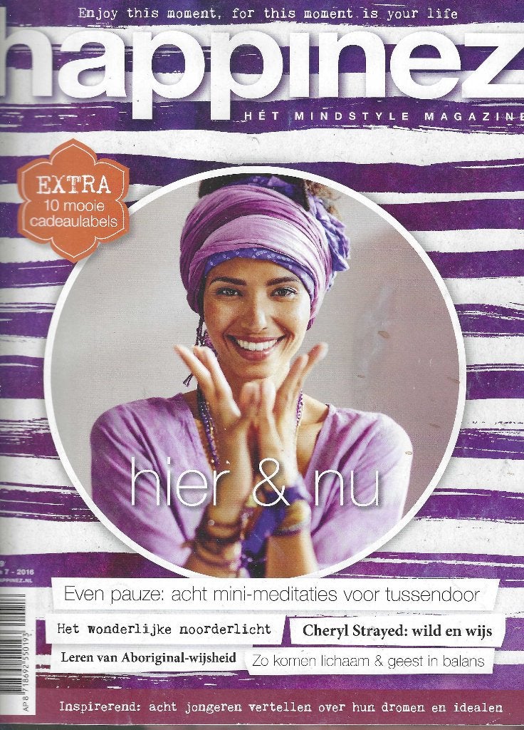 Happinez - Nr. 7 - Jaargang 2016 -, Livres, Enlèvement, Utilisé, Corps et Esprit